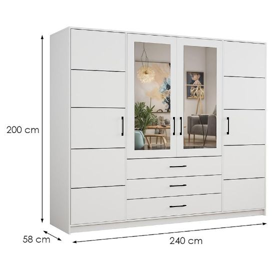 Spinta Belluno 240 balta paveikslėlis
